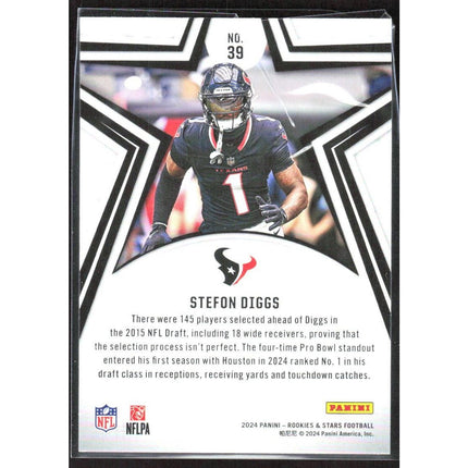 Stefon Diggs 2024 Panini Rookies & Stars Longevity #39 Houston Texans
