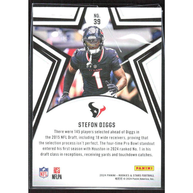 Stefon Diggs 2024 Panini Rookies & Stars Longevity #39 Houston Texans