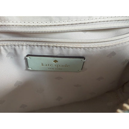 Kate Spade New York Harper Turquoise Aqua Pool Leather Crossbody Shoulder Bag