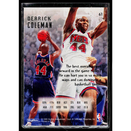 Derrick Coleman 1994-95 SkyBox E-Motion #61 New Jersey Nets