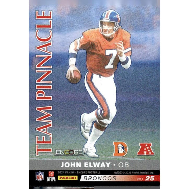 Brett Favre / John Elway 2024 Panini Encore Team Pinnacle #25