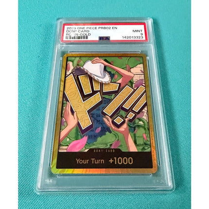 2025 One Piece PRB02 EN Don!! Card Nico Robin Gold Mint PSA 9