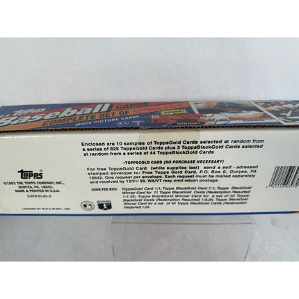 1993 Fleer Baseball Logo Stickers & Trading Cards Sealed Box Series 1 & 2