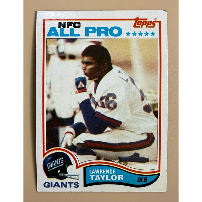1982 Topps Lawrence Taylor RC #434 New York Giants HOF