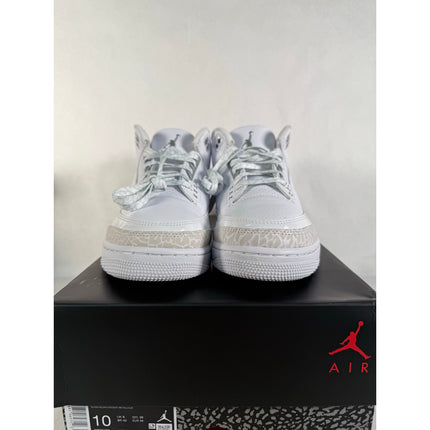 2025 Nike Air Jordan 3 Retro M10 White/Metallic Silver CT8532-111 NIB