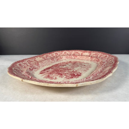 Thessalian CM Red 13" Platter – Wassersale Glaze