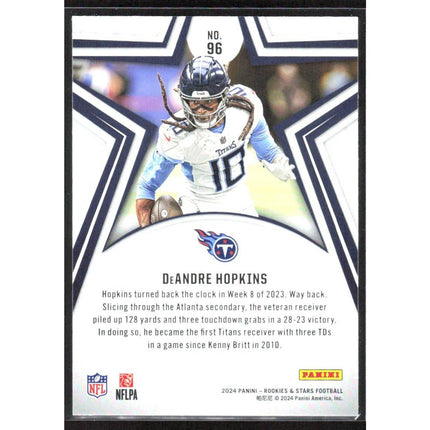 DeAndre Hopkins 2024 Panini Rookies & Stars #96 Tennessee Titans