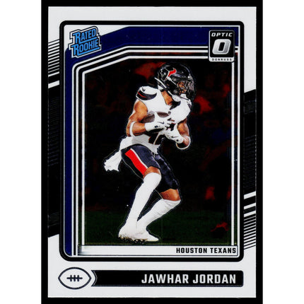 Jawhar Jordan 2024 Donruss Optic #247 RC,Rookie Houston Texans