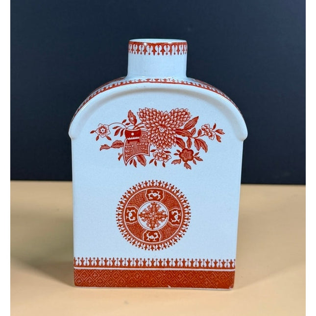 Copeland Spode Fitzhugh Tea Caddy England 1960s Missing Stopper