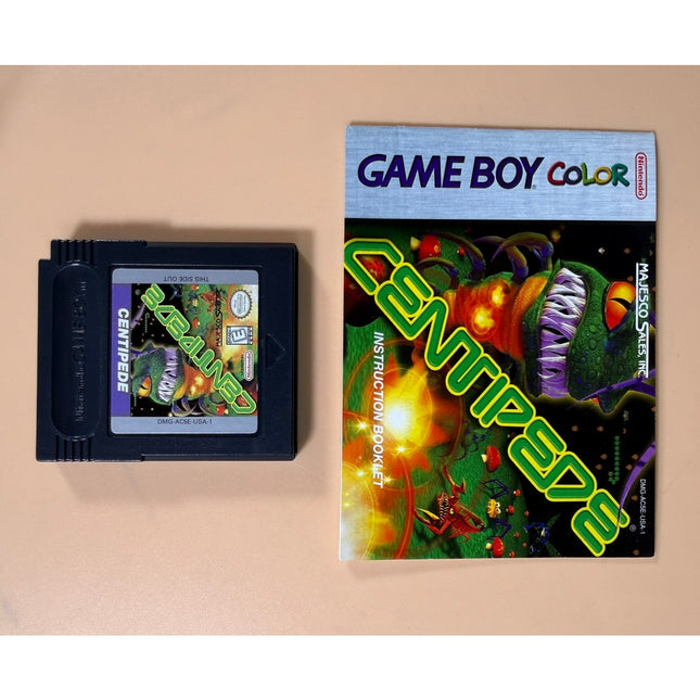 Centipede Nintendo Game Boy Color GBC Game Cartridge