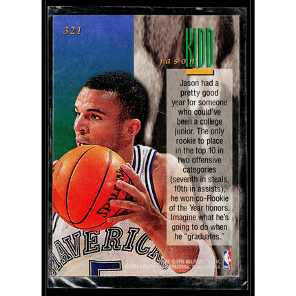 Jason Kidd 1995-96 Ultra #321 Dallas Mavericks