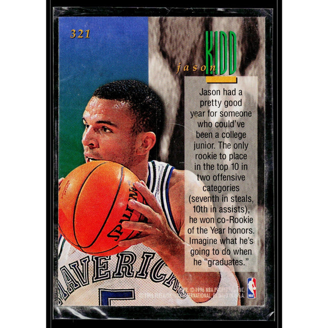 Jason Kidd 1995-96 Ultra #321 Dallas Mavericks