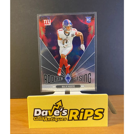 Malik Nabors 2024 Panini Phoenix #RR-MNS Rookie Rising RC Card New York Giants