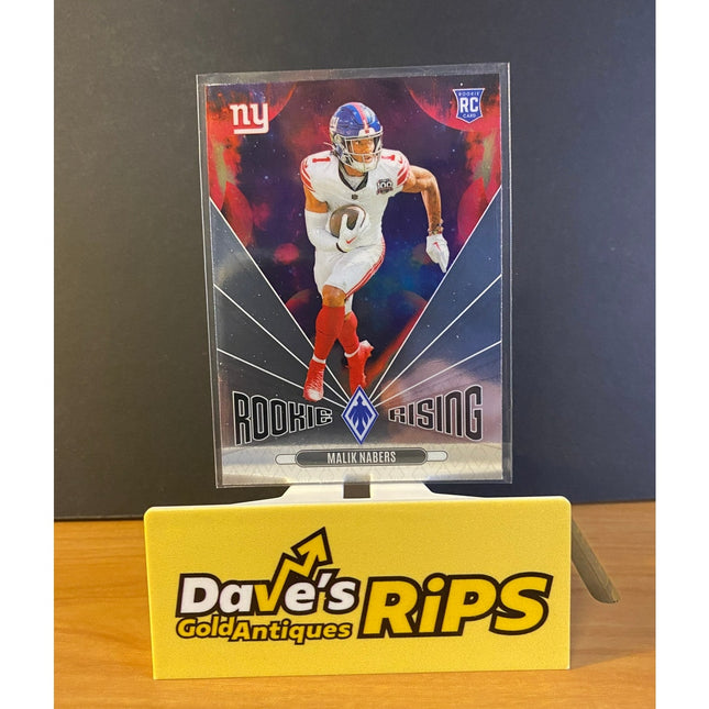 Malik Nabors 2024 Panini Phoenix #RR-MNS Rookie Rising RC Card New York Giants