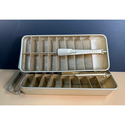 Lot of 2 Quickcube Ice Cube Trays Vintage Kitchen Freezer Trays Retro Household