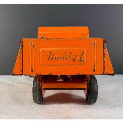 Buddy L Dump Highway Maintenance Truck – Orange Metal Toy