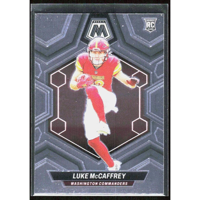 Luke McCaffrey 2024 Panini Mosaic Mosaic #376 Washington Commanders