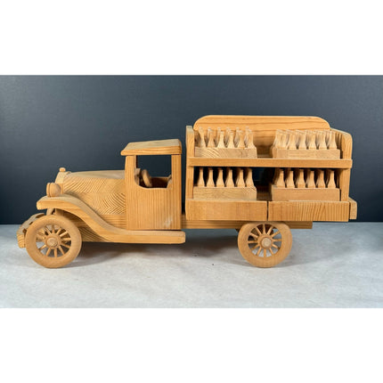 Handmade Wooden 1929 Ford Pop Truck – Crafted by Kaye Munshower Toy Shop 17"
