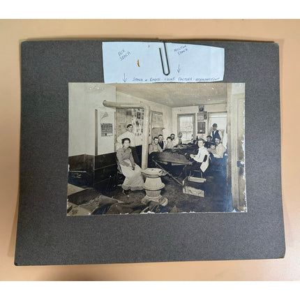 Late 1800s Newmanstown PA Ibach & Rader Cigar Factory Photos Set