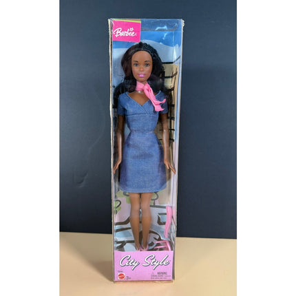 Mattel 2003 Barbie City Style African American Doll C6348 NIB