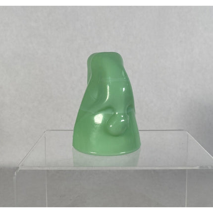 Vintage McKee Jadeite Uranium Glass “Bottoms Up” Shot Glass #77725