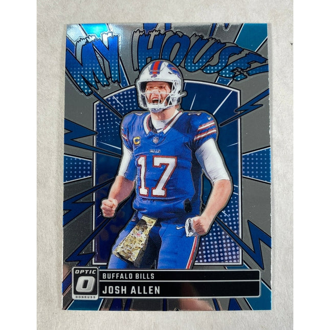2024 Donruss Optic Josh Allen My House Insert #5 Buffalo Bills