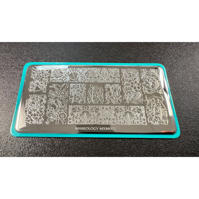 Maniology MXM072 Mani x Me January 2022 Art Nouveau Nail Art Stamping Plate