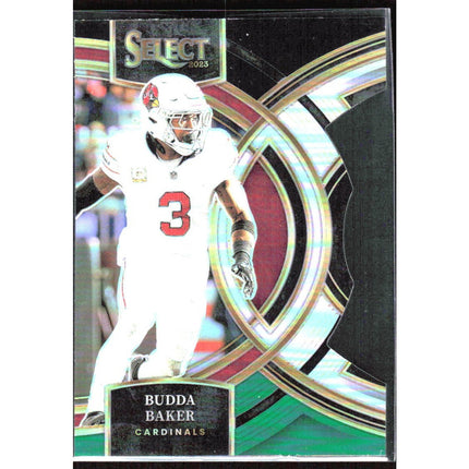 Budda Baker 2023 Panini Select Red and Blue Prizms Die Cuts #107 Cardinals
