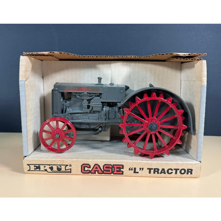 ERTL Case L Tractor with Steel Wheels 1:16 Scale Diecast Farm Toy #450 NIB