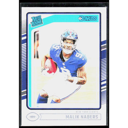 Malik Nabers 2024 Donruss #383 RC New York Giants