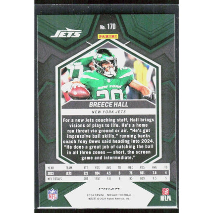 Breece Hall 2024 Panini Mosaic Mosaic #170 New York Jets