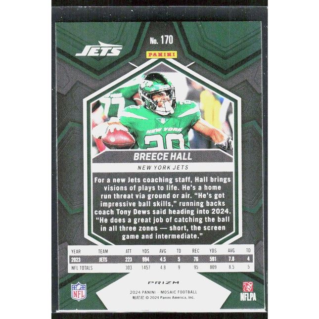 Breece Hall 2024 Panini Mosaic Mosaic #170 New York Jets