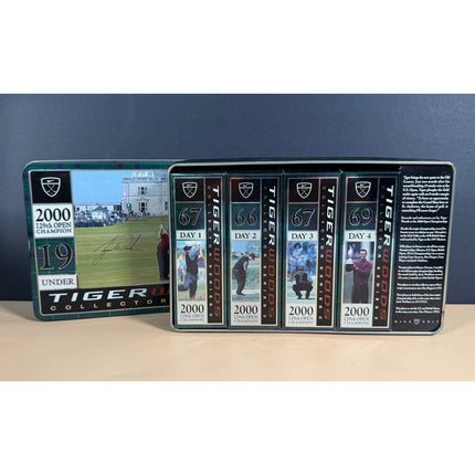 Tiger Woods British Open Nike Golf Balls Collector Series Vintage Memorabilia