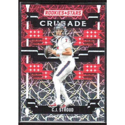 C.J. Stroud 2024 Panini Rookies & Stars Crusade Longevity #C-CSD Houston Texans