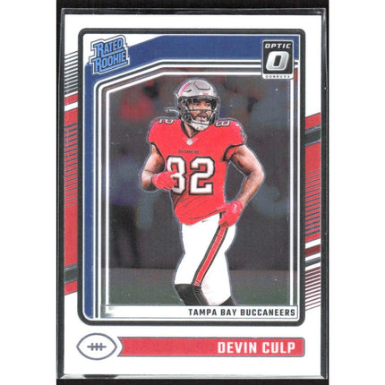 Devin Culp 2024 Donruss Optic #226 RC Tampa Bay Buccaneers