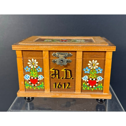 Cuendet A.D. 1612 Music Box “Holzhackerbub'n Marsch” Working Collectible