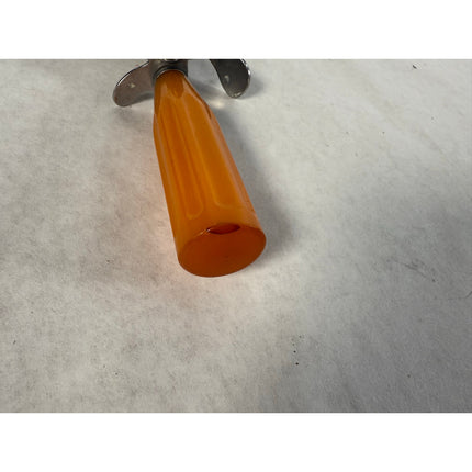 Vintage Shore Craft Stainless Steel Ice Cream Scoop – Orange Bakelite Handle