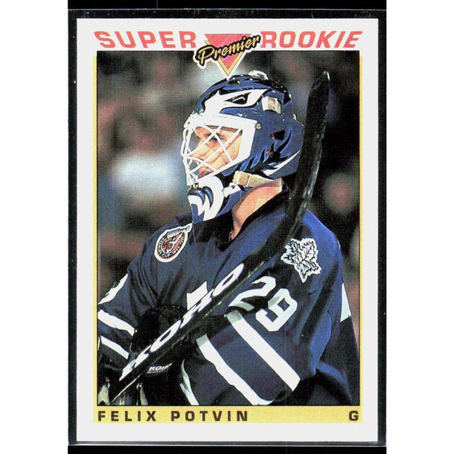 Felix Potvin 1993-94 Topps Premier #126 Toronto Maple Leafs