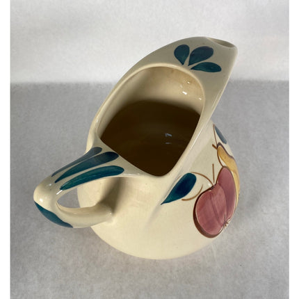 Purinton Floral Dutch Apple Pear 8" Pitcher