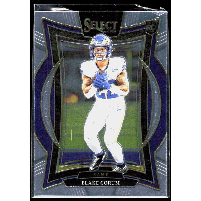 Blake Corum 2024 Panini Select #9 RC Los Angeles Rams