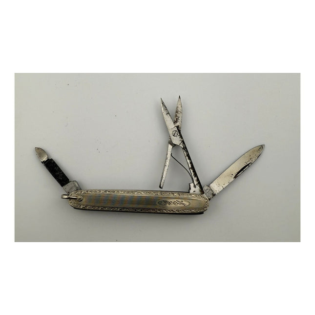 Vintage L.S. Co. Germany Engraved Multitool Folding Pocket Knife