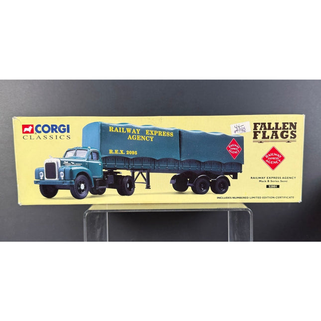 Corgi Classics Railway Express Agency Mack B Series Semi Truck #52801 – NIB