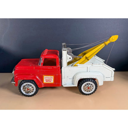 Vintage Hubley Mighty Metal Tow Truck Wrecker Classic Toy Truck