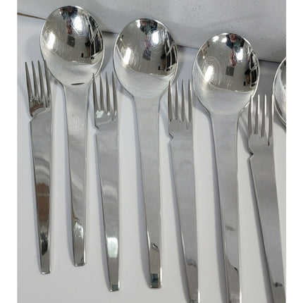 Rare Vintage Mikasa Millennium 30-Piece Stainless Flatware Set – Service for 6