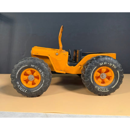 Tonka Jeep Dune Buggy MR-970 Yellow Black Pressed Steel Vintage Toy Vehicle