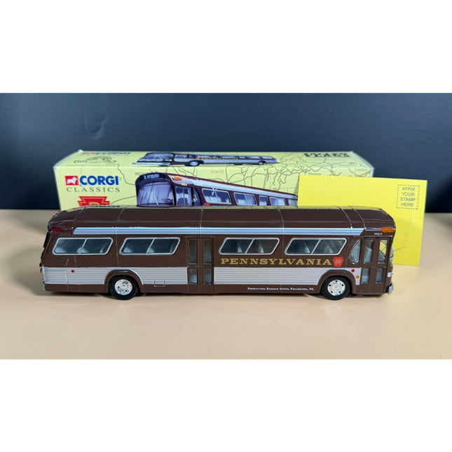 Corgi Classics Pennsylvania Railroad GM 5301 Diecast Bus #54502 – NIB