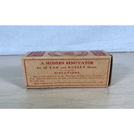 Early 1900s Mason’s Tan Shine Cleaner w/ Original Box