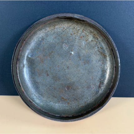 Marietta PA MH&E Co. 4-12 No. 3 Cast Iron Enamel Gypsy Bean Pot Tin Lid