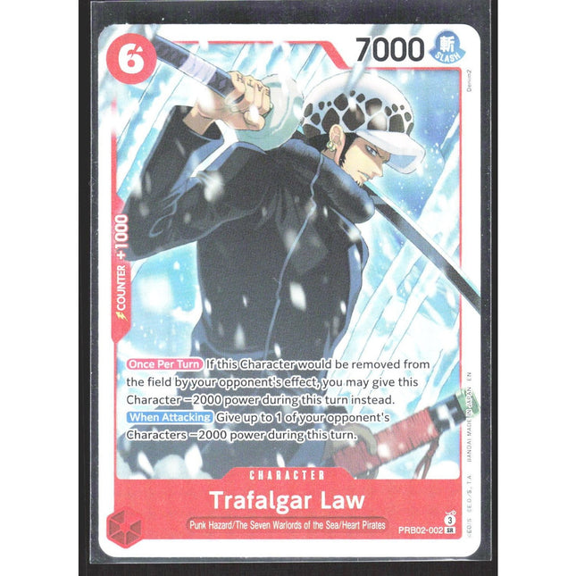 Trafalgar Law Premium Booster -The Best- Vol. 2 #PRB02-002 Super Rare