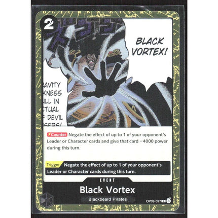 Black Vortex (Pirate Foil) Premium Booster -The Best- Vol. 2 #OP09-097 Common